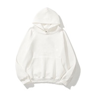 ESSENTIALS Double Line FEAR OF GOD สีทึบแผ่นแสงเสื้อกันหนาวผู้ชายและผู้หญิงหมวกคู่หลวมขนแกะเรียงราย 