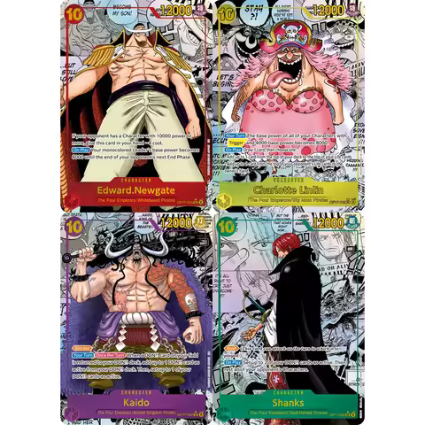 OPCG Collection Cards Shanks OP17-022 OPCG EN Shining Creativity Rare Holographic Embossed Textured 