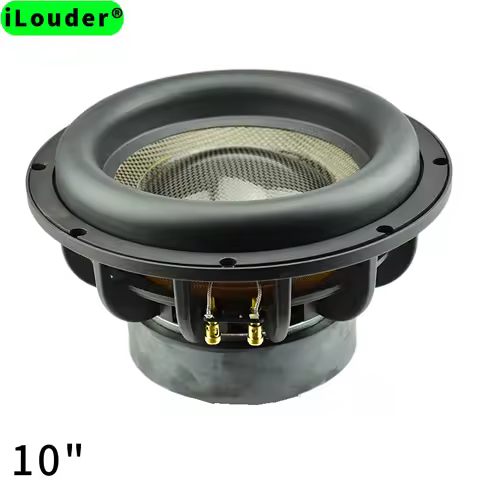 Aluminum frame 10 Inch 65-core Carbon Fiber Basin Bass Speaker 4Ohm/8Ohm Ferrite 156 Dual Magnet RMS