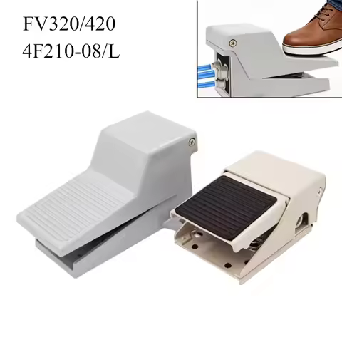 Pneumatic Foot Pedal Valve 4F210-08 FV320 FV420 4F210-08L/G Foot Switch Cylinder Air Exchange Direct