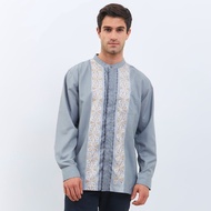 KEMEJA CODE E52Z M231 Men's Long Koko Shirt Gray 383