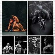 1PC Black And White U-Ultimate Fighting Championship UFC Poster Poster Paper Print Home Living Room 