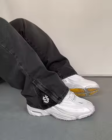 Hip-hop gold coin jeans Y2K retro low waist wide leg zipper pants y2k clothing men's fashion embroid