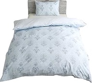 Merry Night CT12012-76 Duvet Cover, Elegant, Blue, Single, Approx. 59.1 x 78.7 inches (150 x 200 cm)