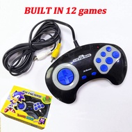 Cheap Wired Controller  Gamepad Built in 12 Games For sega TV Video Game Console Retro Consola Gamin