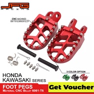 Gác chân xe máy đua xe Jfg cho Honda Kawasaki klx300 cr85 xr250 crf1000 klx250 klx300 phụ tùng và ph