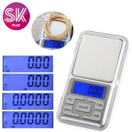 🌟 Ready Stock 🌟 SKPLUS Mini Digital Scale Jewelry Pocket Balance Weight Gram Digital Scale (500g/0.0