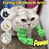 Funny Cat Muscle Arms 3D Printed Props Creative Pet Cosplay Props Cat Accessories