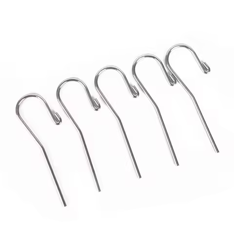 5Pcs/Pack Stainless Steel 2mm Dental Lip Hook Root Canal Measuring Accessories Lip Mouth Hook Apex L