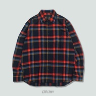 KEMEJA LTR711 Men's Long Sleeve Flannel Shirt Smith Flannel Shirt