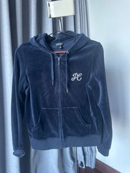 Juicy Couture 深藍色天鵝絨運動套裝