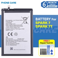 Battery BL-58CT Compatible For Tecno Spark 7 KF6 / Spark 7T KF6P (6000 mAh)