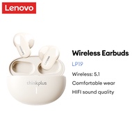 Lenovo LP19 Tws Bluetooth Earphone Wireless Earbuds Hifi Stereo Waterproof Intelligent Noise Canceli