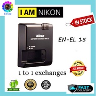 Nikon original en-el15 charger for Nikon d7000 d7100 d7200 d7500 d800 d800e d810 d850 d750 d780