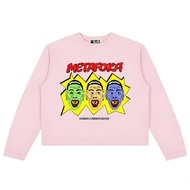 Nebula Tshirt Human Common Sense Longsleeve Cutting Boxy Pink