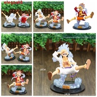 ELEGANT Luffy Gear 5 Action Figure, Anime Luffy PVC Luffy Gear 5 Model Toy, Collectible Model Doll 1