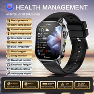 2026 New Accurate Diagnosis Smart Watch ECG Blood oxygen BP Uric acid Lipids Health HD AMOLED Screen