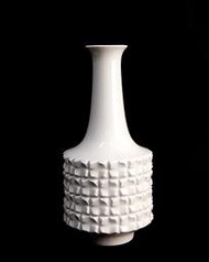德國麥森Meissen純白瓷花瓶一級典藏品