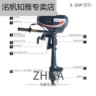 outboardSpeedboat Engine Outboard Motor Second Punch/Four-Punch Gasoline Engine Electric Inflatable Boat Rubber Raft Fis