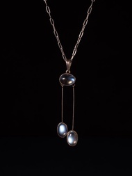 1910s 英國 愛德華時期 月光石晨縷吊墜