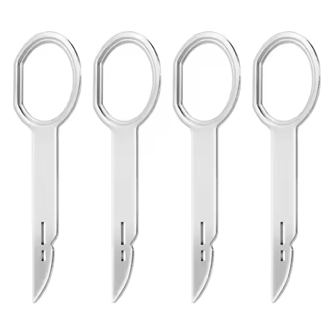 4Pcs Car Radio Removal Key Pin Tool for Audi C6 R8 A1 A3 Q3 A4 A5 Q5 A6 S6 A7 B6 B7 B8 8P 8V 8L TT R