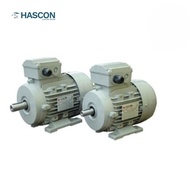 มอเตอร์ HASCON 0.37kW 2P B3 M 71M 220/380V ขนาด 0.5 แรงม้า ความเร็ว 2900 รอบ/นาที แบบขาตั้ง ไฟ 3 เฟส