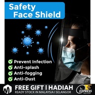 Face Shield (BLACK) Anti Virus Face Protection hood  Isolation virus Epidemic Eye protection Anti-saliva Ready Stock