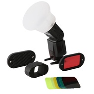 Universal Soft Silicone Flash Diffuser Dome for V860 V850 TT685 TT600 MF12 Bounce Fit for Photograph