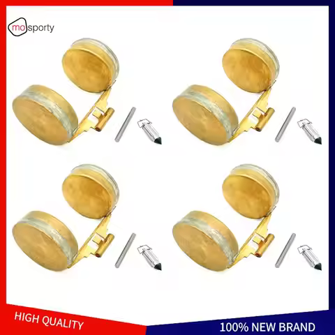 Carburetor Float Repair Kit with Needle Valve for Honda Hawk250 CB72 CB77 TLR200 SL100 SL125 SL350 C