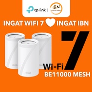 TP-Link Deco BE85 BE22000 WiFi 7 Tri-Band Mesh Router – Multi-Gigabit, HomeShield (1/2/3 Unit)