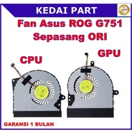 Fan Asus ROG G751 G751J G751JL G751JM G751JT G751JY G751JZ G751M Pair