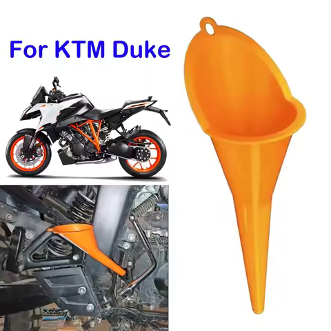 Motorcycle Long Oil Funnel Gasoline Diesel For KTM Duke 1290 SupeR R GT 125 200 RC200 390 C390 250 6