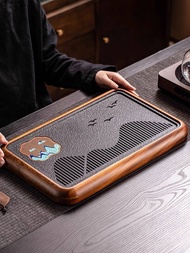 Fake anvil ice tray for use in Hanoi, multi-eating storage and drainage, Korean Kug Fu tea tray set