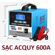 NJ 600A-12V-24V Automatic Battery Charger - Large Capacity Charger 2Ah-600Ah WITH LCD SCREEN Chargin