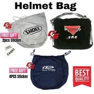 Helmet Bag SHOEI & AR@!! FREE Sticker / Discovery Bag  -High Quality JF1 JF2 JF3 JF4 J-FORCE 4 CJ-2 