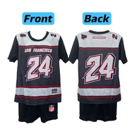 NCH Kids Sport Jersey Set Baju Jersi Kanak-Kanak NFL Kids Sportwear Baju Sukan Budak Pasang