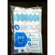 Kresek gelas pop ice / hd kantong plastik merk idola 10x30cm