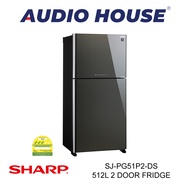 [BULKY] SHARP SJ-PG51P2-DS 512L 2 DOOR FRIDGE ***2 YEARS SHARP WARRANTY***