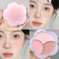 blusher blusher stick Biya Biya Tricolor Blush Expanded Color Shrink Color Matte Highlight Natural B