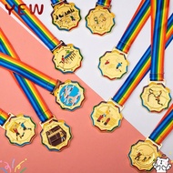 YYE Award Medals, Games Souvenir Encourage Badge Gold Award, Team Competitions Prizes Sport Competit