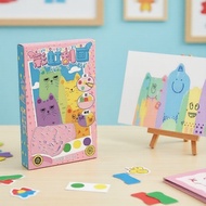 Squeegee Tools & Rainbow Scratch Art 35-Piece Kit for Creative Kids Play
