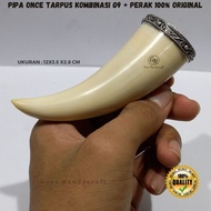 Pipa Once Bahan TARPUS RING PERAK Kombinasi Gg full cristal