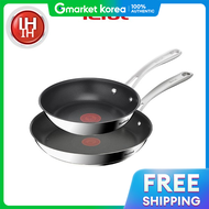 Tefal | กระทะเทฟอล อนดกชน 3X เพอรเฟค รซสต 2 ชน (ขนาด 20 นว + ขนาด 28 นว)