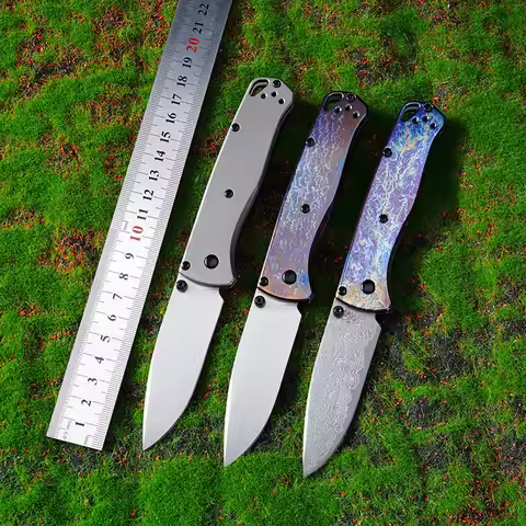 New 535 Burn titanium Folding Knife Tactical Combat Outdoor portable EDC Pocket Knife Hand Tool 2026