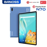 【2024 TOP4】BANOSS N70 Tablet PC 10.1 Inches Android 11 5G WiFi 8800mAh Dual SIM 4G Gaming Online Cla