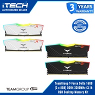 TeamGroup T-Force Delta 16GB (2 x 8GB) DDR4 3200MHz CL16 RGB Desktop Memory Kit DDR4 RAM