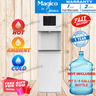 Magico By Midea Hot &amp; Cold Bottle Type Water Dispenser - Compressor Cooling - Floor Standing - YL1917S / YL2230S