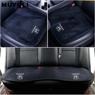 【Flannel】Honda Car Flannel Universal Seat Pad Suitable for Honda City/C70/Vezel/Stream/Fit/Freed/Civic/CRV Accord/Jazz/HRV/CRZ