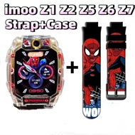 Spiderman Strap+Protective Case imoo Z1 Z2 Z5 Z6 Z7 Silicone Strap imoo Z1 Z2 Z5 Z6 Z7 Protective Ca