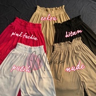 Premium CRINGKLE PANTS / CRINGKLE HIGHWAIST PANTS / RUBY CRINGKLE PANTS